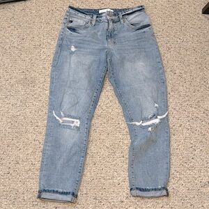 KanCan distressed cropped jeans - size 5/26